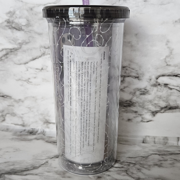 NWT Cold Drink Tumbler with Reusable Straw 20oz Various Styles - Picture 6 of 12